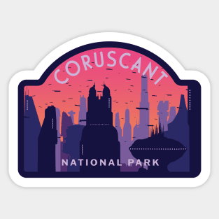 Coruscant National Park Sticker